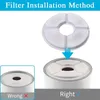 Supplies Replacement Activated Carbon Filter for Cat Water Drinking Fountain Replaced Filters Flower for Pet Dog Round Fountain Dispenser