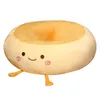 Pluche Poppen 38cm Creatieve Kawaii Voedsel Brood Speelgoed Gevulde Zachte Taart Toast Pop Mat Dutje Slaap Kussen Slaapbank kussen Funny Kids Gift 230603