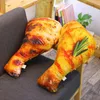 Plush Dolls 110CM Simulation Chicken Toys Creative Real Life Food Pillow Fried chicken Stuffed for Children Kids Birthday Gifts 230603