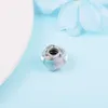 Pandora bilezikine uyuyor 925 STERLING Gümüş Çok Çarşamba Murano Cam Kavisli Tüy Charm DIY Takı Boncukları Kadınlar Toptan