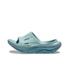 HOKA One ORA Recovery Slides 3 Hausschuhe Sandalen Dreifach Weiß Schwarz Dunkelgrau Mint Blau Rosa Lila Beige Gelb Hokas Männer Frauen Outdoor Strand Meer Schuhe