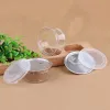 100ML Clear Plastic Jar Packaging Bottles PET Metal Lid Airtight Tin Can Pull Ring Concentrate Container Food Herb Storage Box
