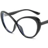 Nouveau Anti-lumière bleue lunettes optiques femmes personnalité lunettes Anti-UV lunettes cadre surdimensionné lunettes Patchwork lunettes