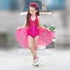 Girl's Dresses Little Girl Mermaid Dress Kids Summer Beach Outfit Children Halloween Yellow Costume Pool Party Swimsuit Swimming Clothing 230603