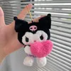 Groothandel prachtige schattige Kuromi knuffels rugzak hanger sleutelhanger klein geschenk