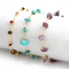 Anklets Fashion Chipped Gravel Bracelet On The Leg Women's Bohemian Natural Stone Feet Chain Party Jewelry