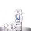 Narguilé Verre Brûleur À Huile Bong 10mm Joint Dab Rigs Water Bubbler Pipe Quadruple Conception De Crâne Pour Fumer Avec 10mm Mâle Verre Brûleur À Huile Tuyau Et Tuyau