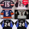 Mag Thr Bridgeport Sound Tigers 29 Petteri Nokelainen 6 Joel Bouchard Jesse Joensuu Nokelainen Branislav Mezei Masi Marjamaki Hockey Jersey