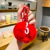 Nyckelringar Trend Personlighet Creative Hairball Keychain Liten Bell Bag Car Penant Par Gift