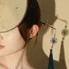 Hair Clips Chinese Sword Tassel Hairpin Punk Long Pendant Sticks For Women DIY Hairstyle Dish Accessories Headdress