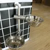 Fütterung von Hund Futterschalen mit Ständer Hebeethalterung Futtermittelpapier Getreide Wasserspender Doppelschalen für Hunde -Trinkernährung Station
