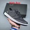 Golfschoen Chicago UNC Low 1S Running Shoes Past Volt Accents Metallic Green Shattered Backboard Eastside Golf Royal Toe Men Women With Box Midnight Navy Bred