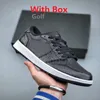 Низкий 1 туфли для гольфа гамма -синий брызг серые кроссовки Copa Purple Smoke Black White Chicago Shattered Unc Eastside Golf Noble Green Royal Toe с коробкой 2024