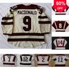 Mag Mit Peterborough Petes 2 Aaron Dawson 8 Tie Domi 19 Steve Yzerman 16 Jack Walchessen 12 Yves Bastien 14 John Druce 7 Rob Giffin Maglie da hockey