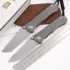 Jufulde Chris Reeve Umnumzaan Knife Titanium Hałda podwójna rzędowa ceramiczna łożyska polowanie na wędkowanie na zewnątrz s35vn edc narzędzia noży składania