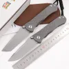 JUFULE Chris Reeve Umnumzaan Couteau Titane Poignée Double Rangée Céramique Roulement Camp Chasse Pêche En Plein Air S35vn EDC Outil Couteaux Pliants