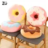 Plüschpuppen ZU 38 cm süße Brötchen Donut Stofftier gefüllt creme Donut Kissen Simulation Essen Sofa Stuhl Kissen Kinder Mädchen Geschenk 230603