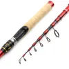 Boat Fishing Rods 1.6m 1.8m 2.1m 2.4m 2.7m lure rod Carbon Fishing Rod Telescopic wooden handle Spinning Fishing Rod Travel Fishing Tackle 230603
