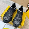 New designer casual shoes Heels 4.5cm men's and women's models mesh cloth breathable fabric comfortable sole fashion outdoor running shoes flying woven sneakers