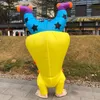 Aufblasbare Hüpfburgen Spielhaus Schaukeln Handstand Clown Aufblasbares Kostüm Erwachsene Lustiges Blowup Outfit Cosplay Partykleid 230603