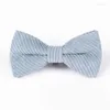 Bow Ties Bowtie Wedding Mens Adjustable Adult Fashion Accessories Neck Tie Navy Party Blue Neckwear Pre-Tied HJ69