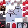 WSK Texas Tech Basketball Jersey College Mac McClung Terrence Shannon Jr. Брайсон Уильямс Кевин МакКуллар Дэвион Уоррен Кевин Обанор Адонис Армс Чибузо Агбо