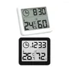 Horloges murales LCD numérique température humidité mètre HTC-1 HTC-2 maison intérieur extérieur hygromètre Station météo avec horloge