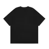 Designer T-shirt American Retro Street Black Half Sleeve T-shirt Men sommar Occidental High Street Hip Hop Loose Overdimensionerad korta ärmar Toppfabriksförsäljning