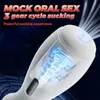 Sex Toy Masseur Masturbateur Masculin Automatique avec Aspiration 12 Vibration Jouets Adultes pour Hommes Stroker Fellation Jouet