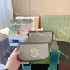 Bolsas de grife Bolsa de ombro Blondie Bolsa mensageiro Carteira tiracolo Bolsa para celular Dois em um Bolsa removível Bolsa vermelha e verde com listras largas Design de alça de ombro