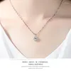 Chains Japanese And Korean Version Of Snowflake Silver-plated Snow Dance Necklace Women's Fashion Cute Sweet Collarbone Chain