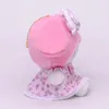 Gros mignon Kuromi Melody robe florale en peluche jouet sac à dos suspendu porte-clés petit cadeau