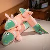 Plush Dolls Stuffed Kawaii Kids Animal Long Hug Toys Alligator Gift Bunny Toy Supporter for Pillow Folded Back Giant Rabbit 230603