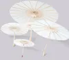 60 stks Bruids Bruiloft Parasols Wit Papier Paraplu Chinese Mini Ambachtelijke Paraplu Diameter 20,30,40,60 cm
