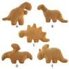 Poupées en peluche Dino Nugget Oreiller Mignon Dinosaure Poupée Bébé Jouets Sensoriels PP Coton Enfants Cadeau D'anniversaire Décor À La Maison pour Chambre Canapé 230603