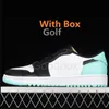 Mule Golf University Bred Blue Low Golf Olive Shoe Running Shoes Metallic Green Triple White Purple Smoke Men Kvinnor med Box Wholesale Golf Sports Royal Toe Ny