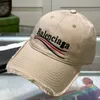 Ball Caps Классическая дизайнерская шляпа B Письмо французская парижская топ роскошная мода New Mens и Womens High Top Emelting Printing