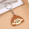 Plush Keychains Wholesale 100pcs Cartoon Keychain Key Chain Cute Small PVC Little Pendant KeyRing for Store Holiday Festival Event Gif 230603