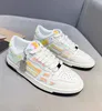 أعلى جودة أحذية غير رسمية فاخرة 2023 Skel Low Top Sneakers Bones Pones Trainers Skull Women Mens عاكس هيكل عظمي حفل زفاف