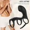 Massager Paar Zuigen Vibrator met Dual Motor Cockring Draadloze Cock Penisring Volwassen Sexy voor Mannen Vertraging Ejaculatie Penisring