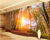 Wallpapers Custom Mural 3d Wallpaper Picture Autumn Sunshine Woods Living Room Decoration Painting Wall Murals For Walls 3 D