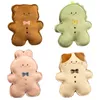 Plush Dolls 45cm Cute Gingerbread Man Toy Stuffed Soft Pillows Cushion Kawaii Bear Rabbit Dinosaur Cat Home Decor Xmas Birthday Gift 230603