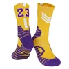 Sportsocken Herren-Basketballsocken Nummer Sportsocken Kniehohe verdickte Handtuchunterseite Radfahren Laufen Korb Kind Erwachsene Calcetines Socken 230603