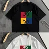 2023 designerski tshirt Nowe kobiety z krótkim rękawem klasyczny druk stały kolor czarno-białe dziewczęta bawełniana koszulka wielobarta