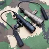 Sotac Tactical Airsoft SF M340 M340C Light Outdoor Rifle Lanterna Light LED Lanterna Fit 20mm Rail-BK