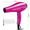 Hair Dryers Professional Blue Light Anion Blow Dryer 2 Speed 3 Heat Settings 4000W Power /Cold Wind Hair Dryer Salon Hair Styling F35 230603