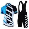 Jersey Cycling Sets Pro Team Summer krótkie rękawie oddychające męskie motocykla MTB Ubranie ubrania Maillot Ropa Ciclismo Mundur Suits 230603