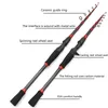 Canne da pesca per barche Promozione 1.6m-2.7m Canna da pesca telescopica Canna da spinning portatile in carbonio Richiamo Richiamo di pesca Peso 7-28g M Power Fast Rod 230603