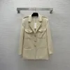 Costumes pour femmes Blazers luxe dames look chic élégant blazer doré en relief veste de bureau femmes Blazer C1006