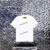 xinxinbuy Hommes designer Tee t-shirt 23ss pastel Graffiti lettre imprimé tissu motif manches courtes coton femmes noir marron M-3XL